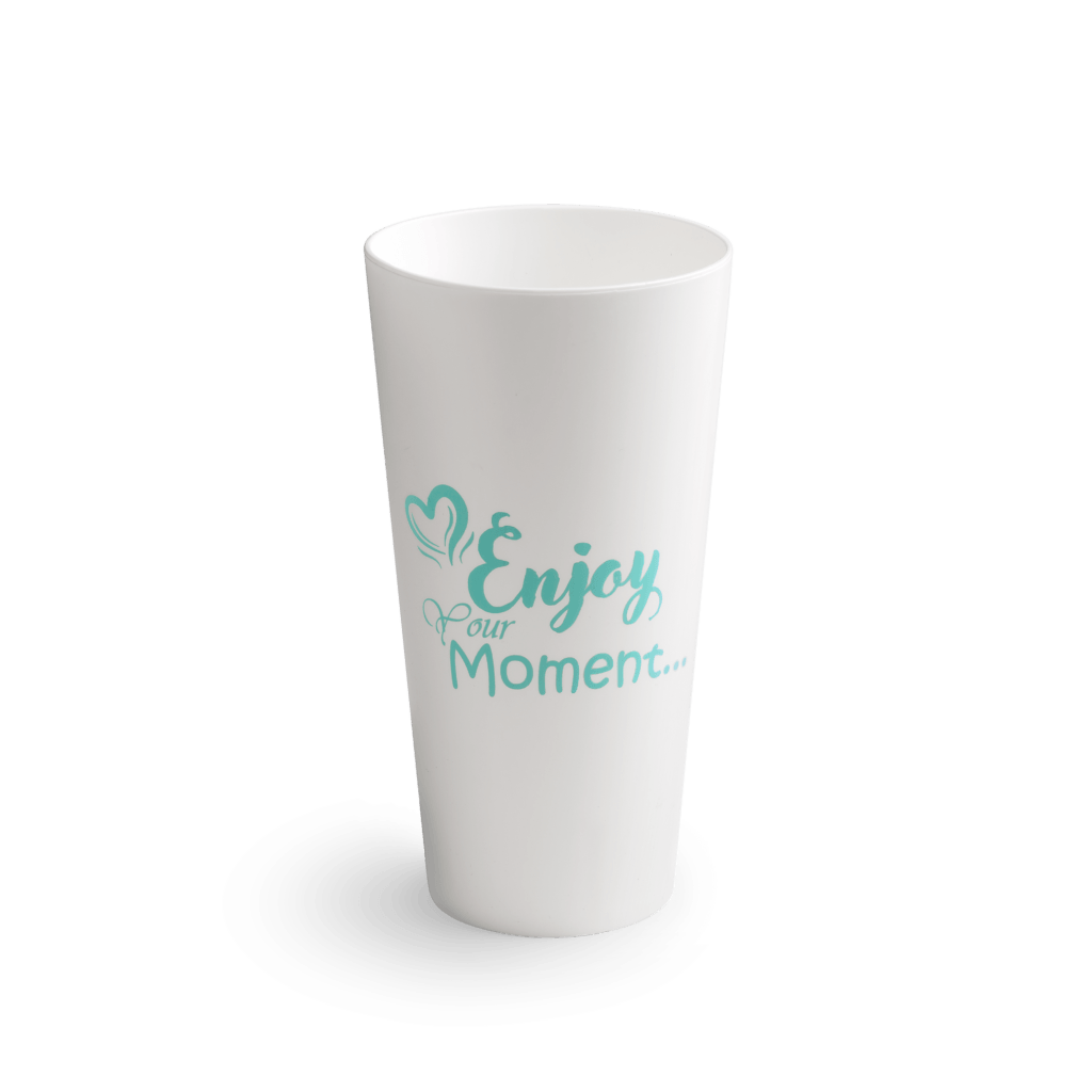 Polypropylene reusable coffee cup
