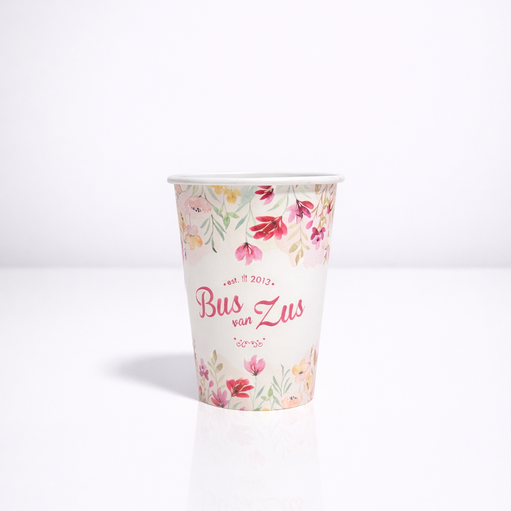 Custom personalized paper cup 7.5oz