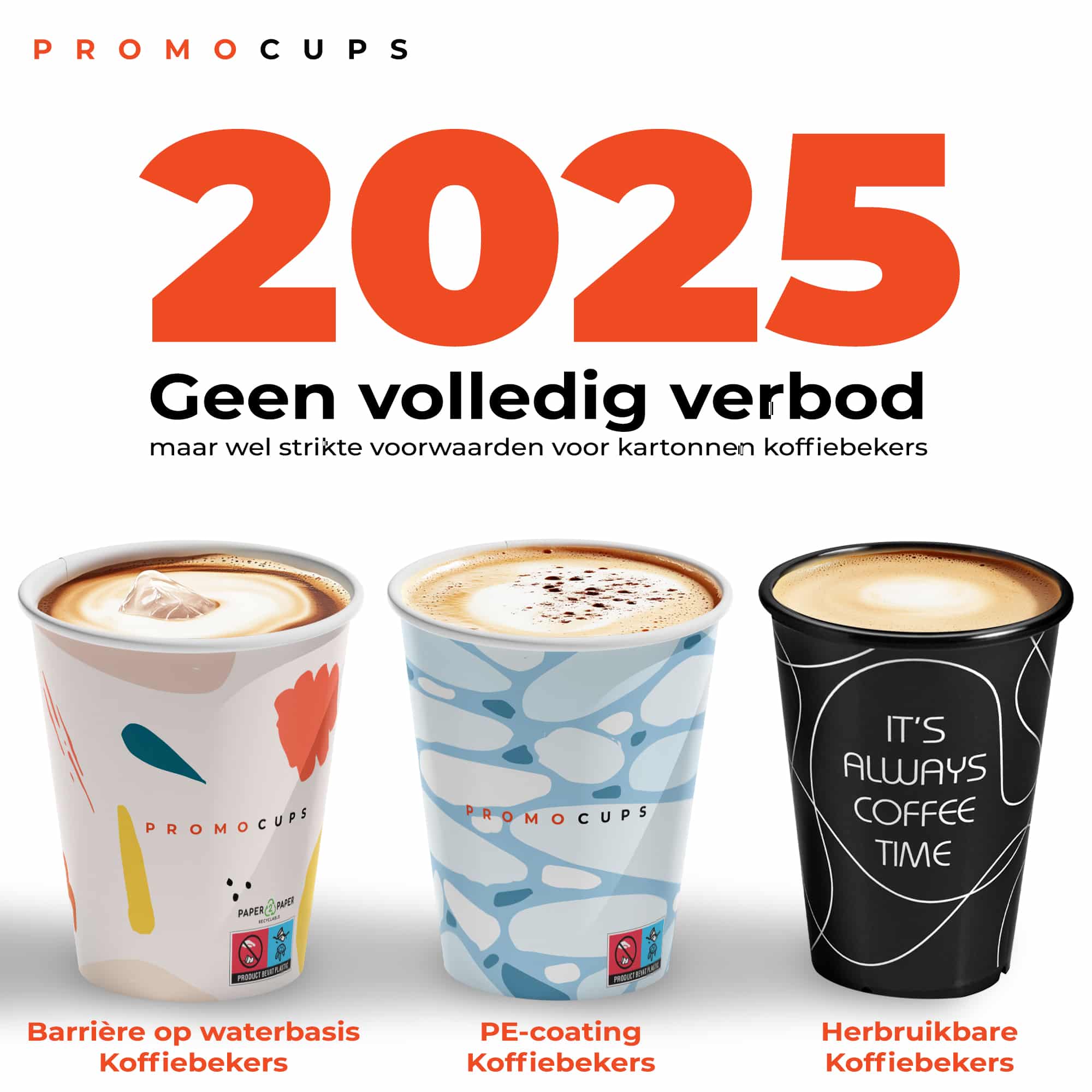 No complete ban, but strict conditions for paper coffee cups