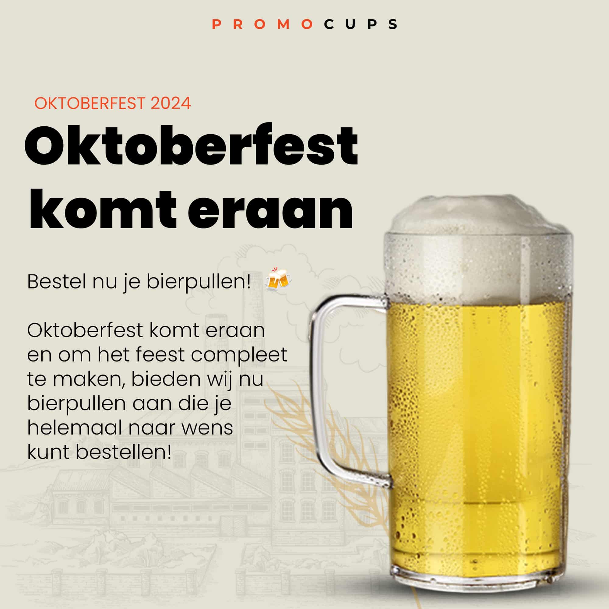 Why is beer served in beer mugs at Oktoberfest?