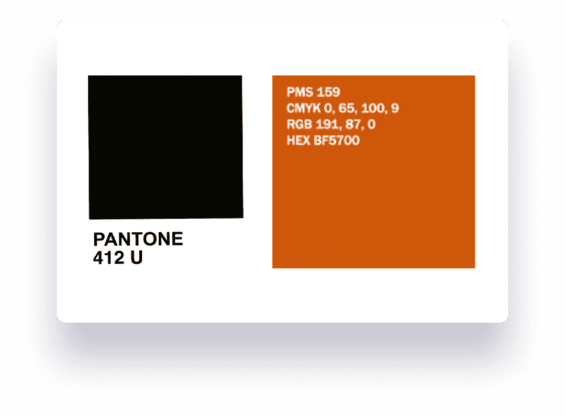 Color matching Pantone