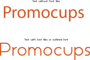 Text elements outline