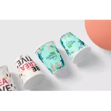 Personalized paper coffee cups