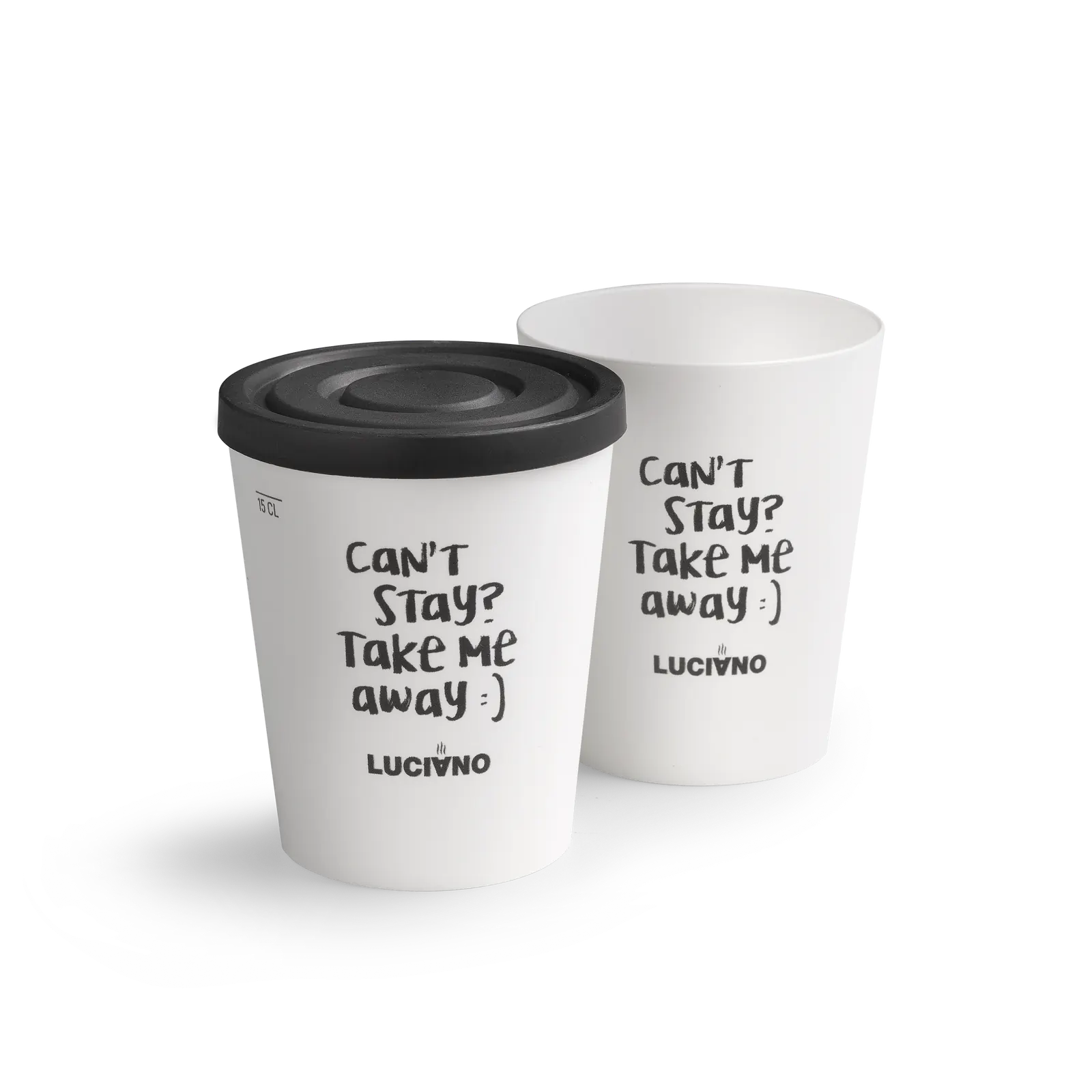 Personalized reusable coffee cups