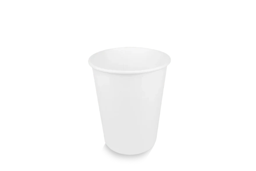 Cardboard coffee cup 230cc 8oz White image 1