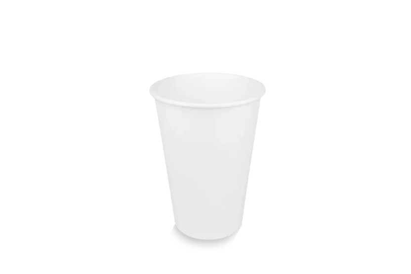 Cardboard coffee cup 180cc 7.5oz white FSC mix image 1