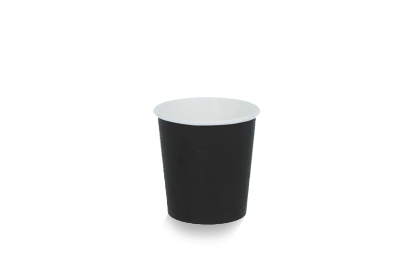 Cardboard coffee cup 120cc 4oz black FSC® Mix image 1