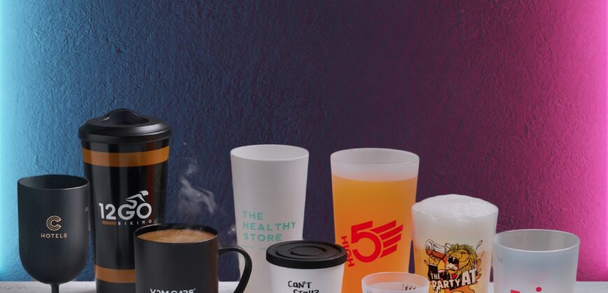 The production and sustainability of reusable PP cups..